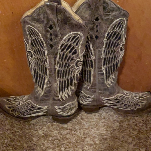 Corral Black sequin Boots - Picture 5 of 9